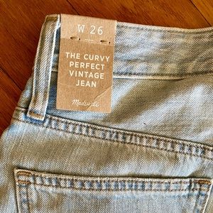 Madewell Curvy Perfect Vintage Jean in Fitzgerald